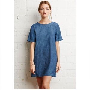 Forever 21 Denim Shift Dress. Size S‎ (D)
